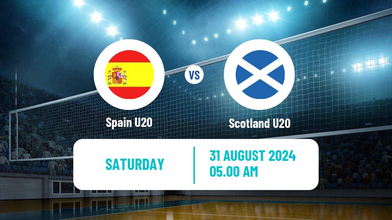 Volleyball European Championship U20 Volleyball Spain U20 - Scotland U20