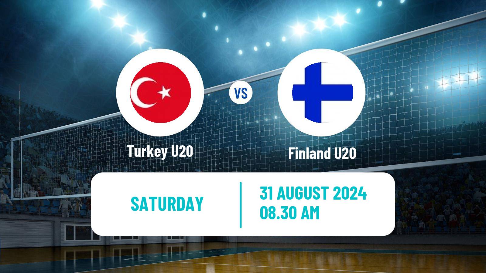 Volleyball European Championship U20 Volleyball Turkey U20 - Finland U20