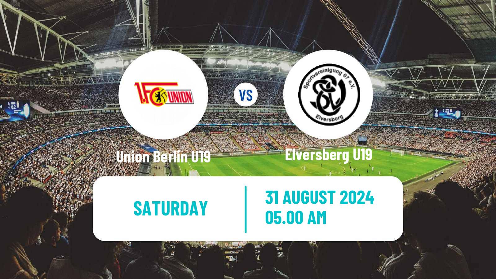 Soccer German DFB Junioren Pokal Union Berlin U19 - Elversberg U19