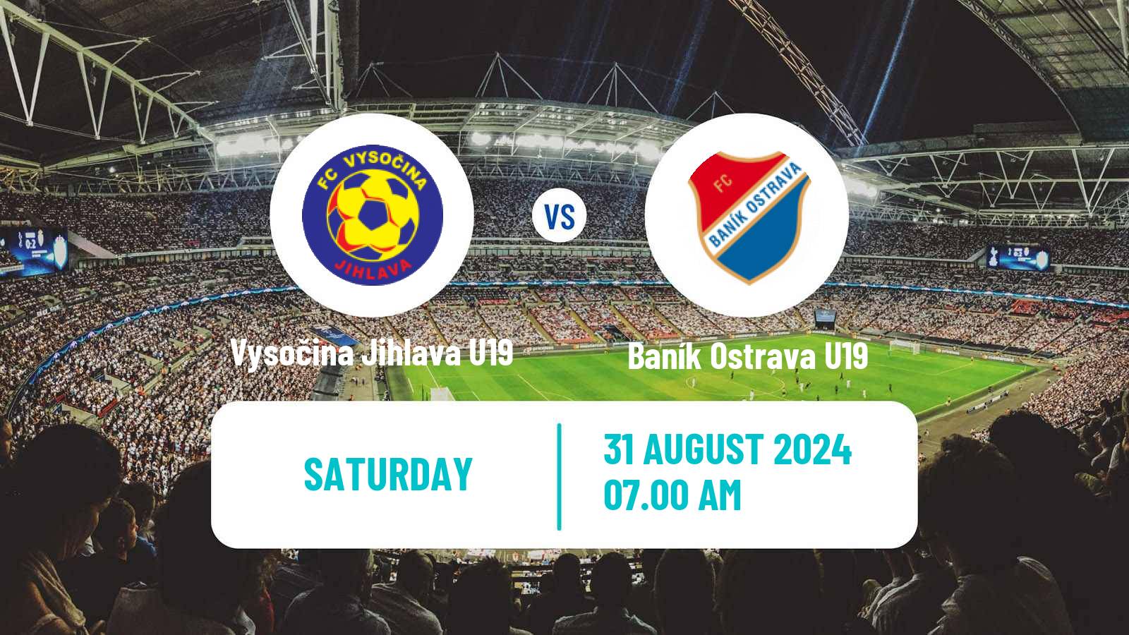 Soccer Czech U19 League Vysočina Jihlava U19 - Baník Ostrava U19