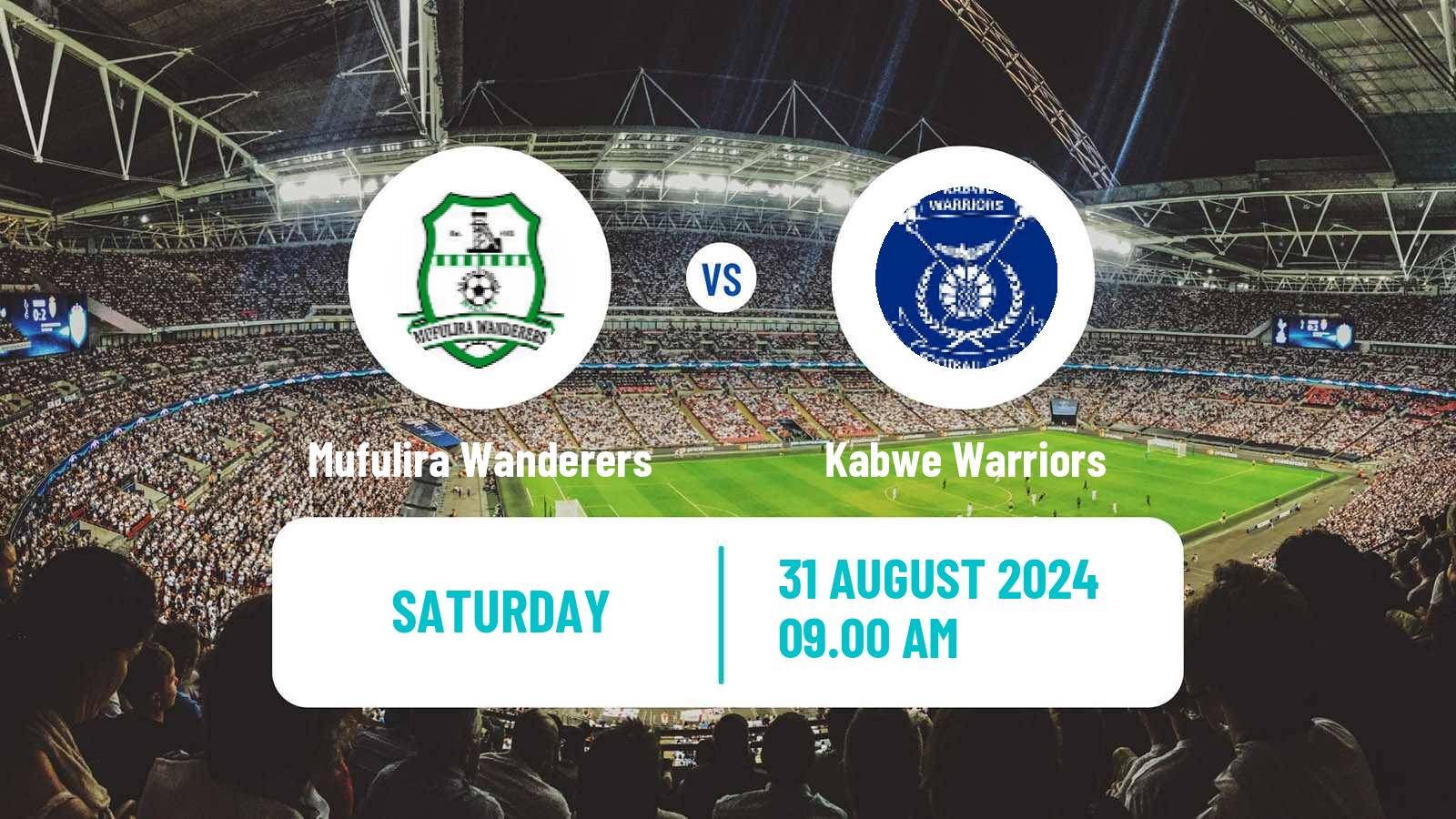 Soccer Zambian Premier League Mufulira Wanderers - Kabwe Warriors