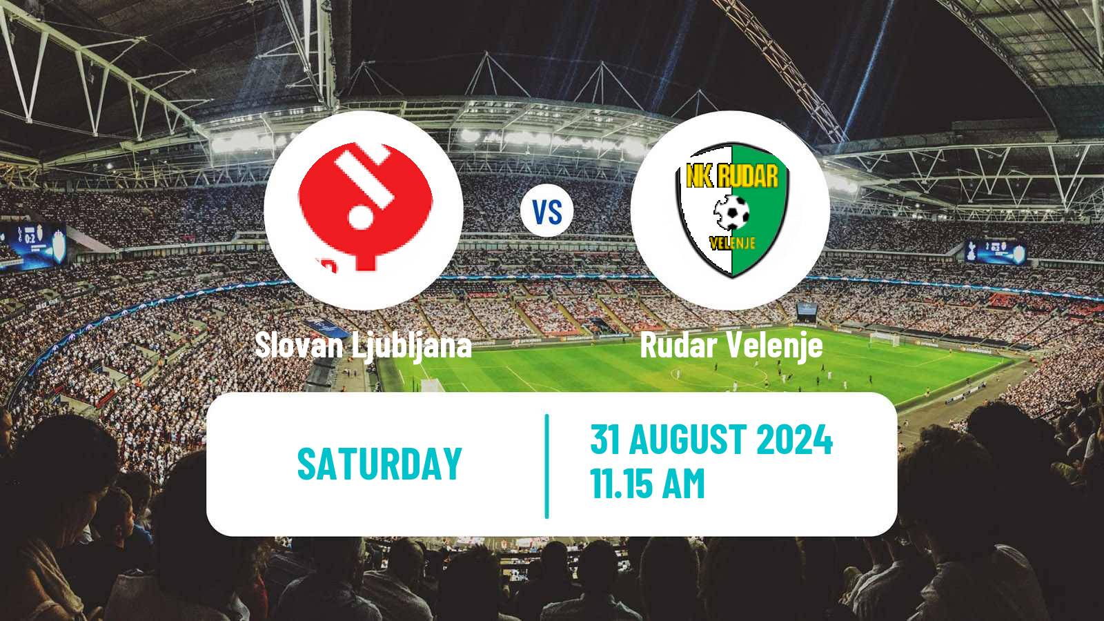 Soccer Slovenian 2 SNL Slovan Ljubljana - Rudar Velenje