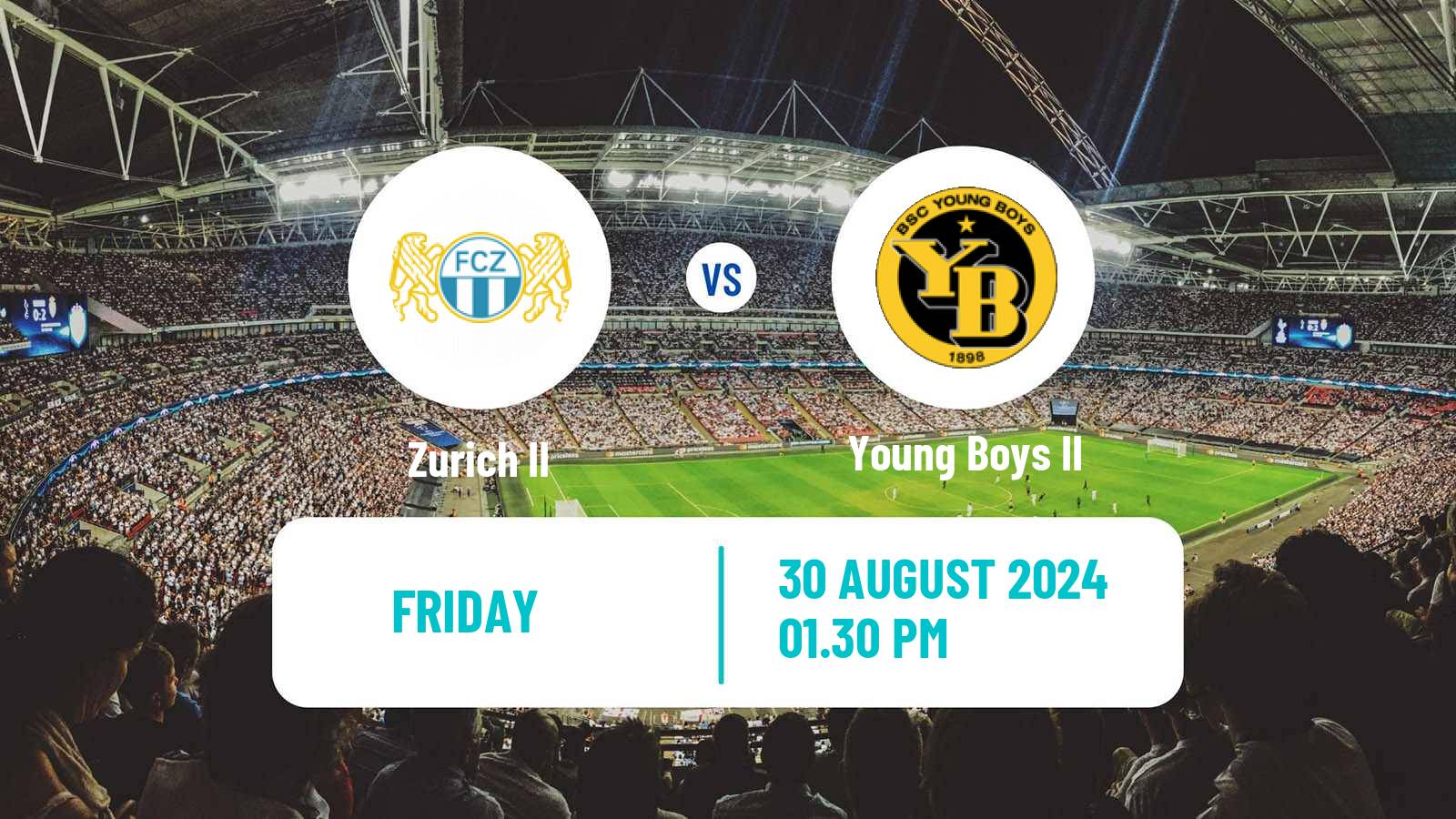 Soccer Swiss Promotion League Zurich II - Young Boys II