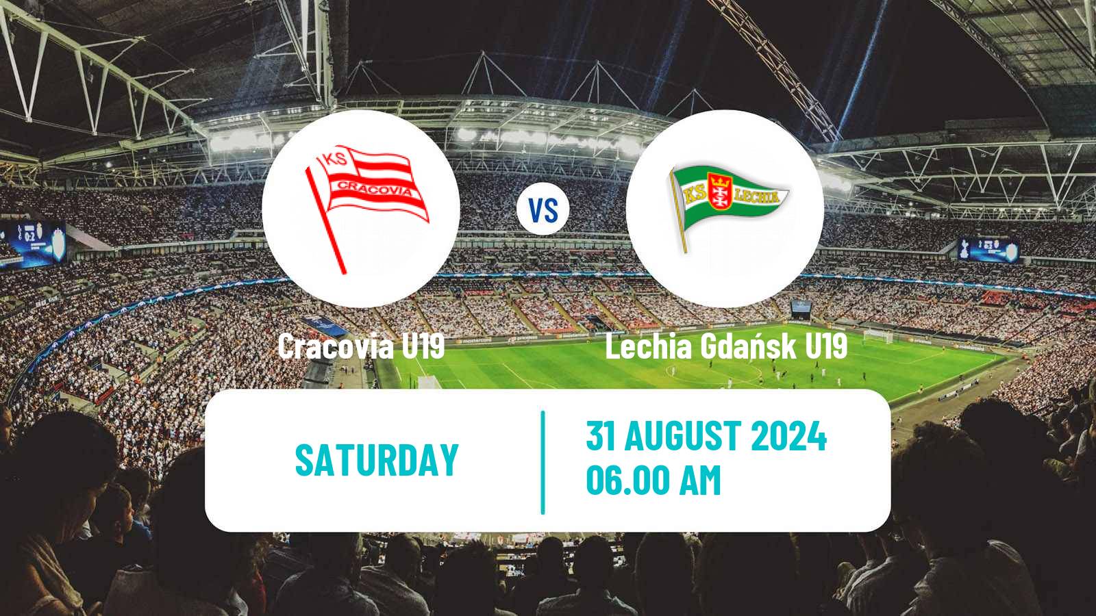 Soccer Polish Central Youth League Cracovia U19 - Lechia Gdańsk U19