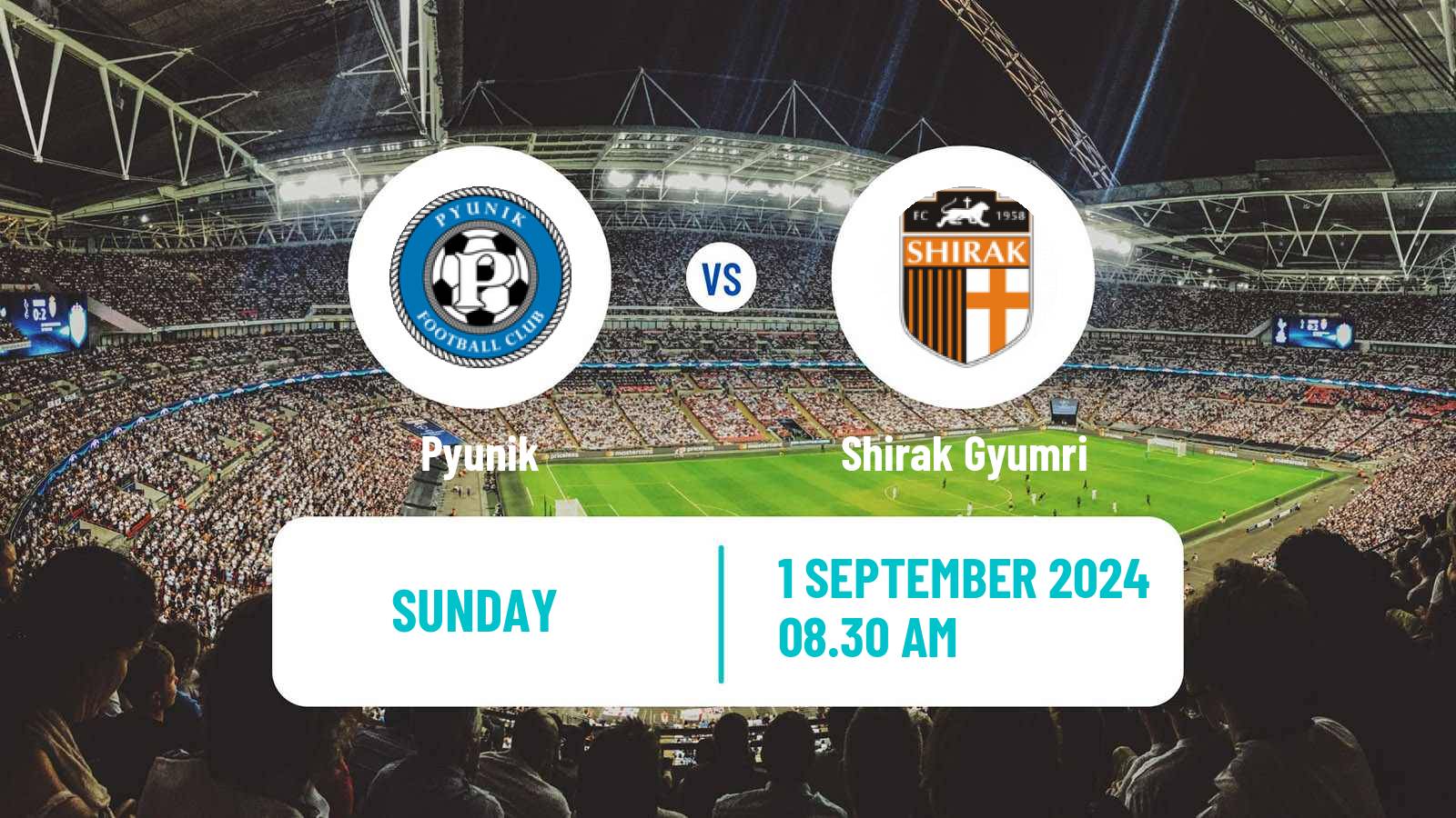 Soccer Armenian Premier League Pyunik - Shirak Gyumri