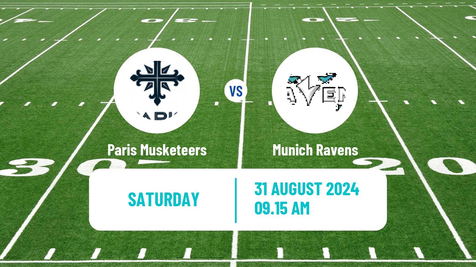 American football European League of American Football Paris Musketeers - Munich Ravens