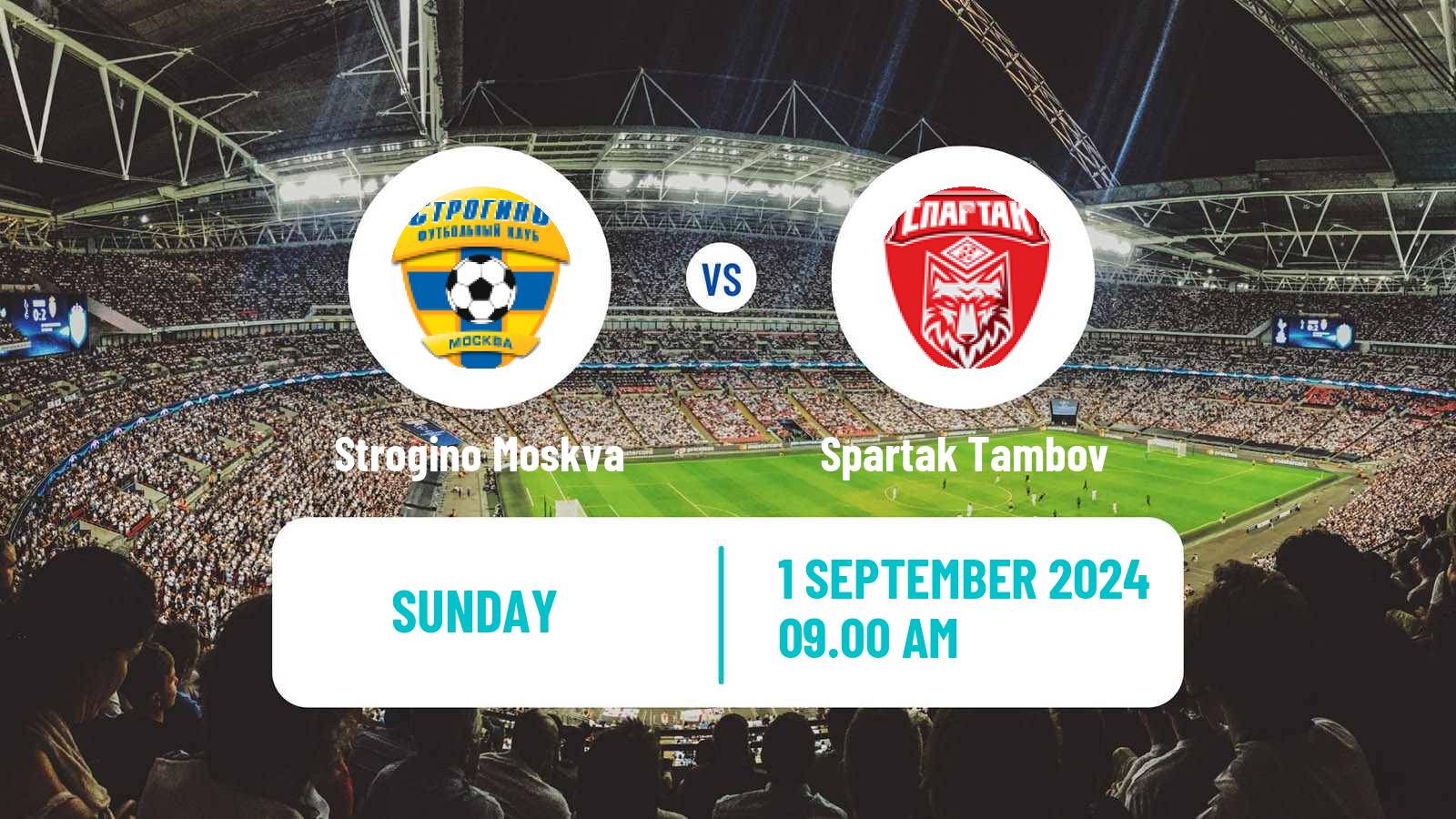 Soccer FNL 2 Division B Group 3 Strogino Moskva - Spartak Tambov