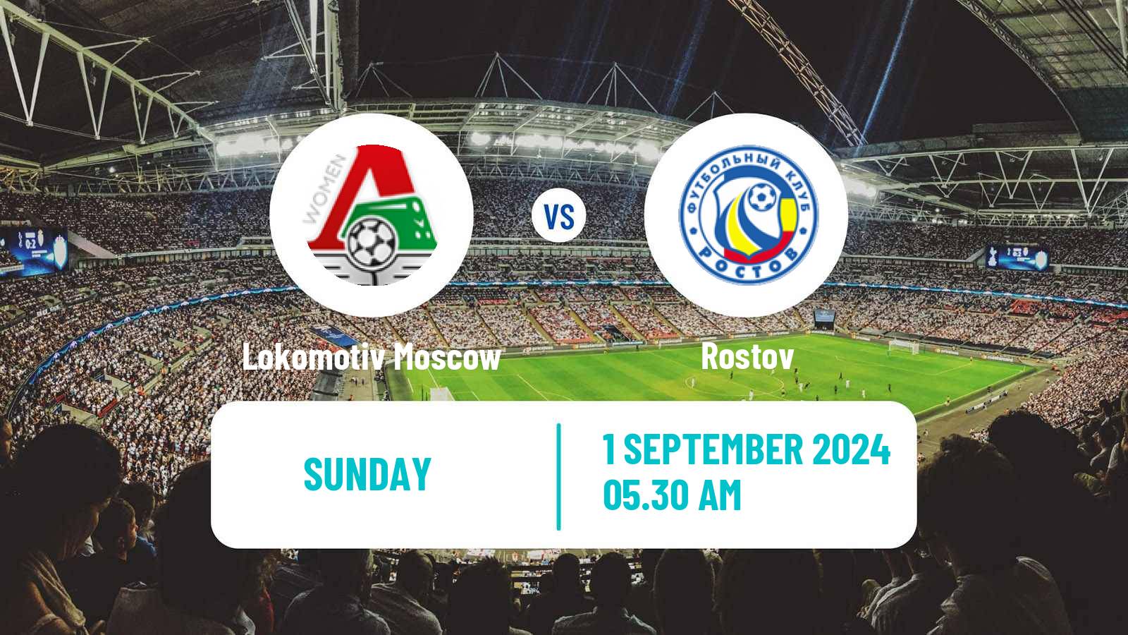 Soccer Russian Supreme Division Women Lokomotiv Moscow - Rostov