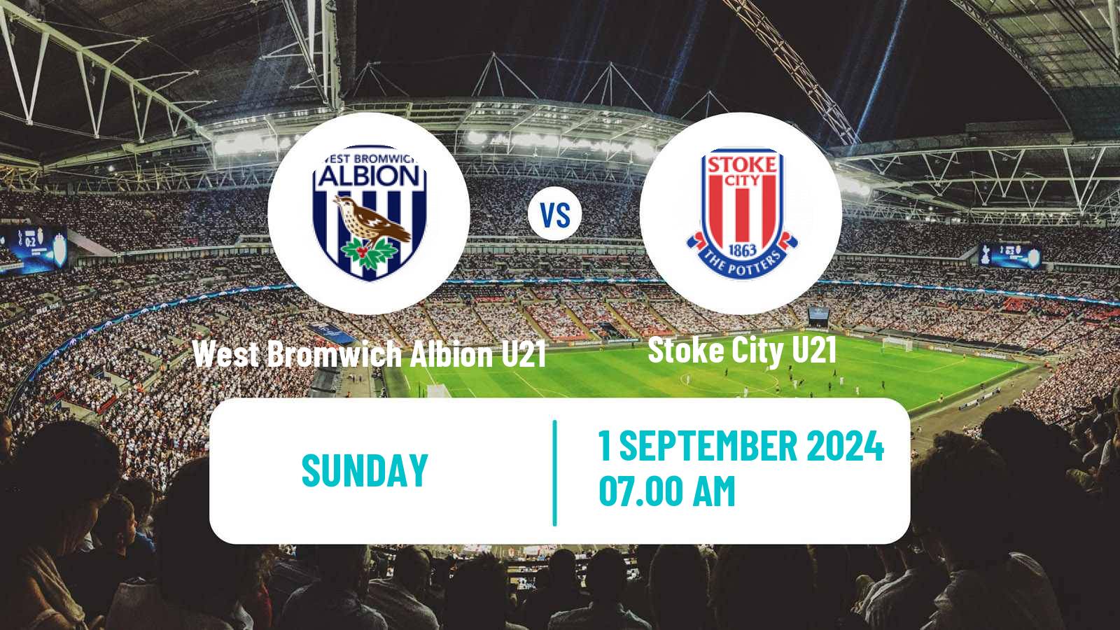 Soccer English Premier League 2 West Bromwich Albion U21 - Stoke City U21