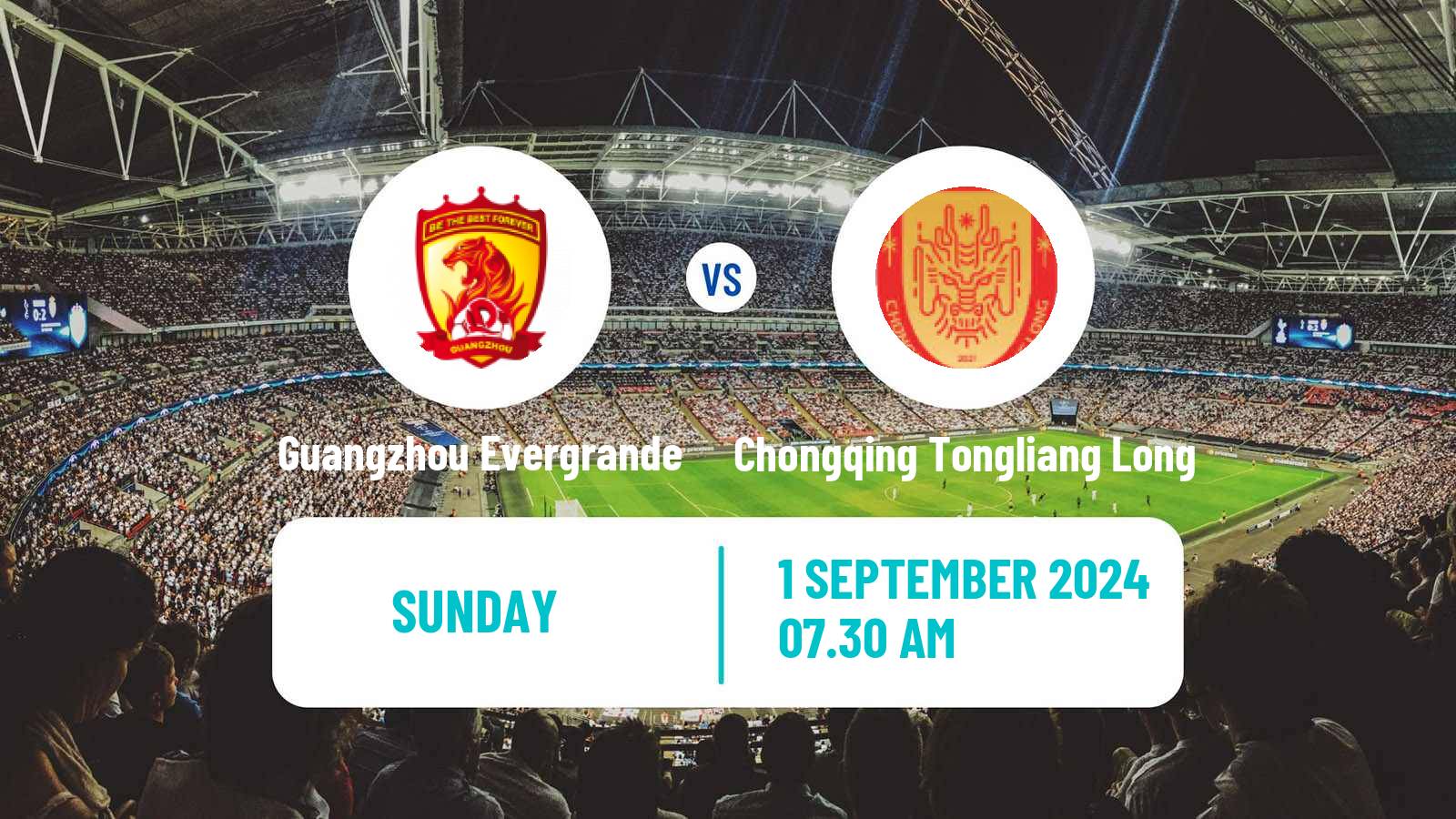 Soccer Chinese Jia League Guangzhou Evergrande - Chongqing Tongliang Long