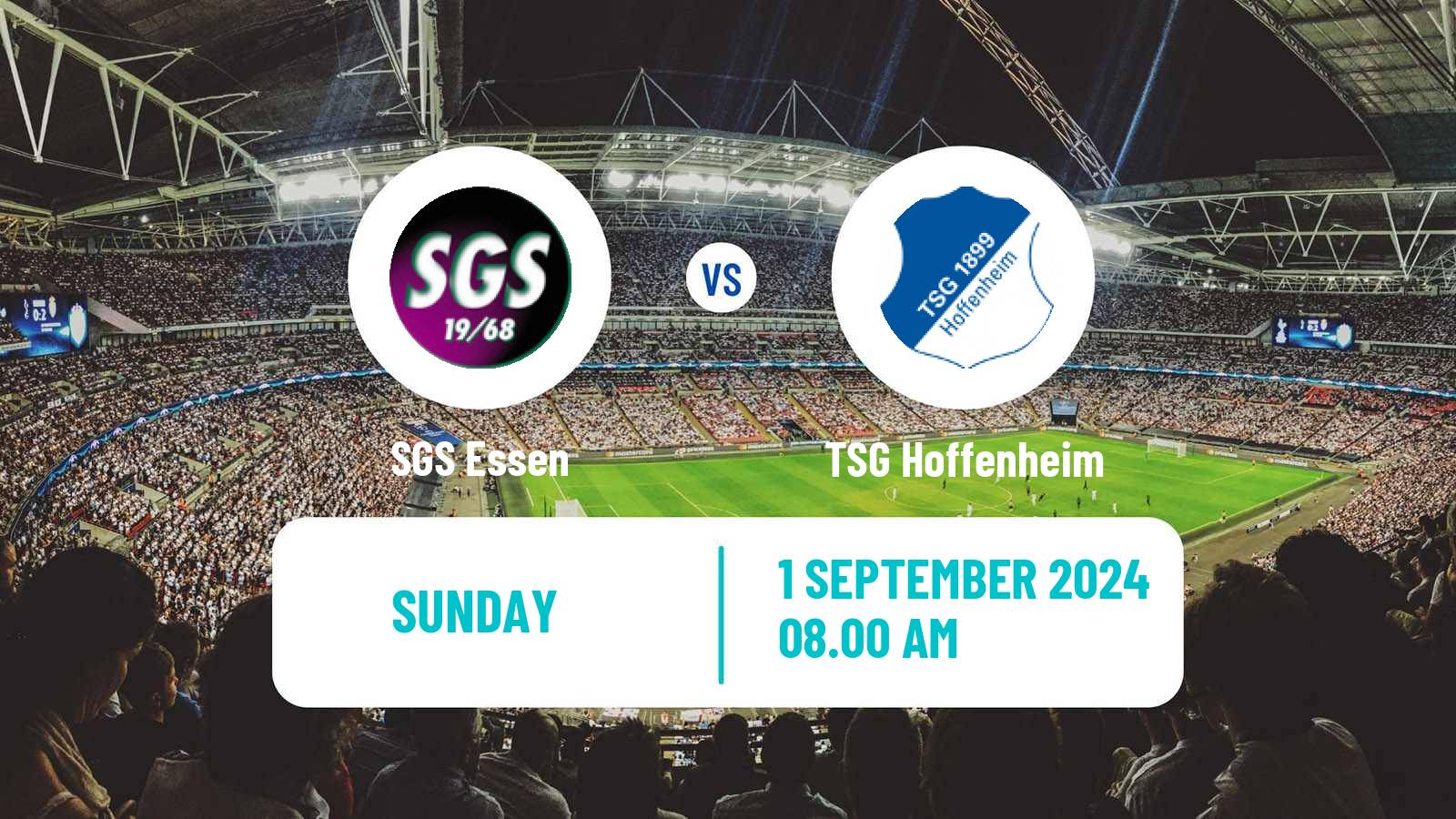 Soccer German Bundesliga Women SGS Essen - TSG Hoffenheim