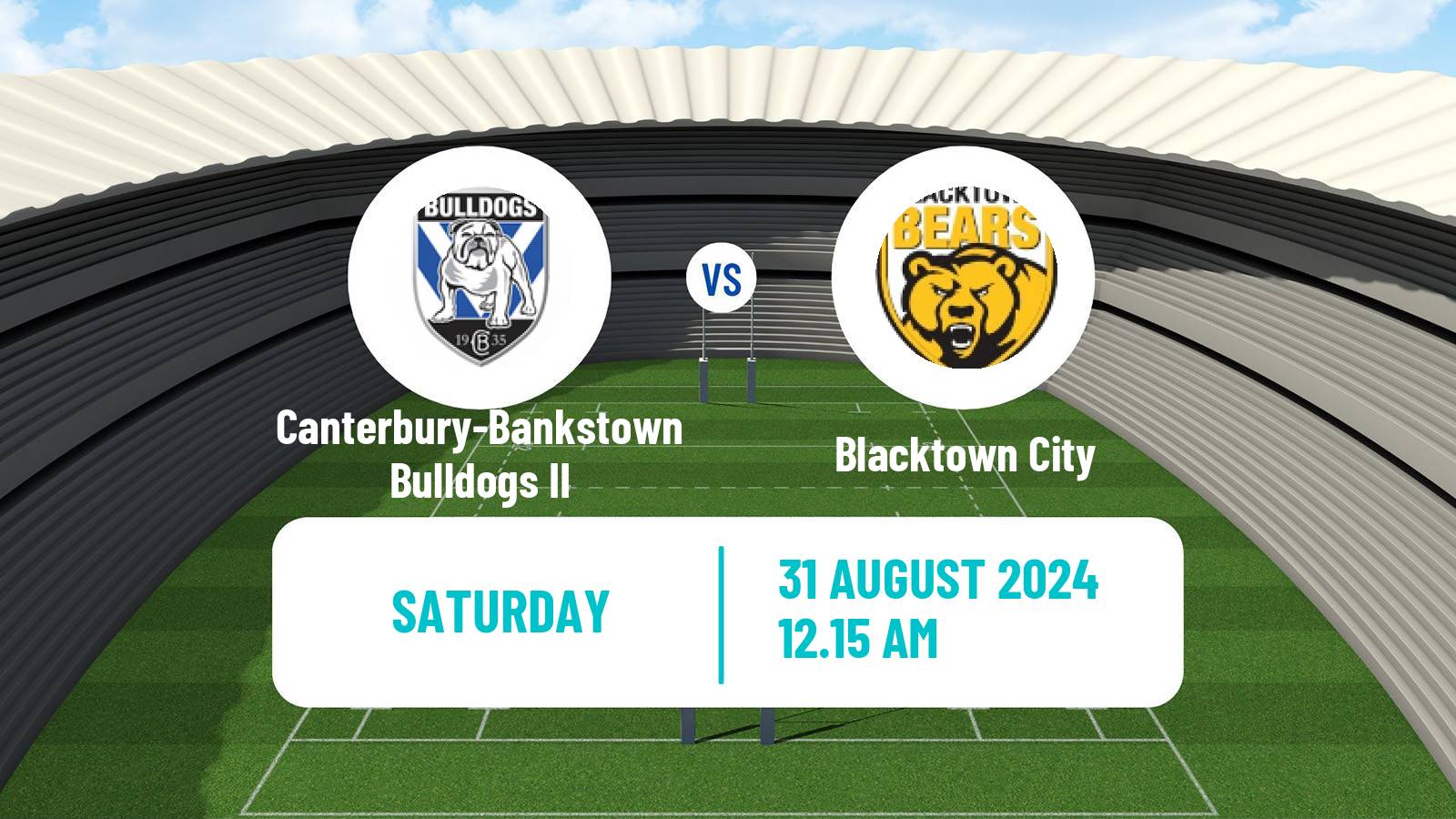 Rugby league Australian NSW Cup Canterbury-Bankstown Bulldogs II - Blacktown City