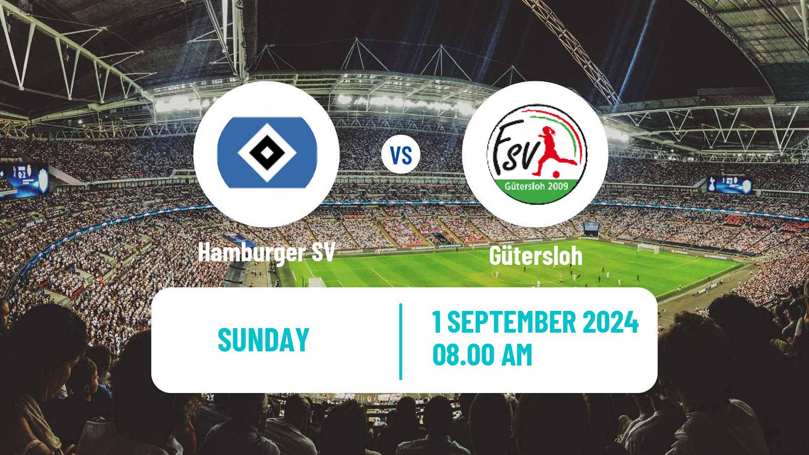 Soccer German 2 Bundesliga Women Hamburger SV - Gütersloh