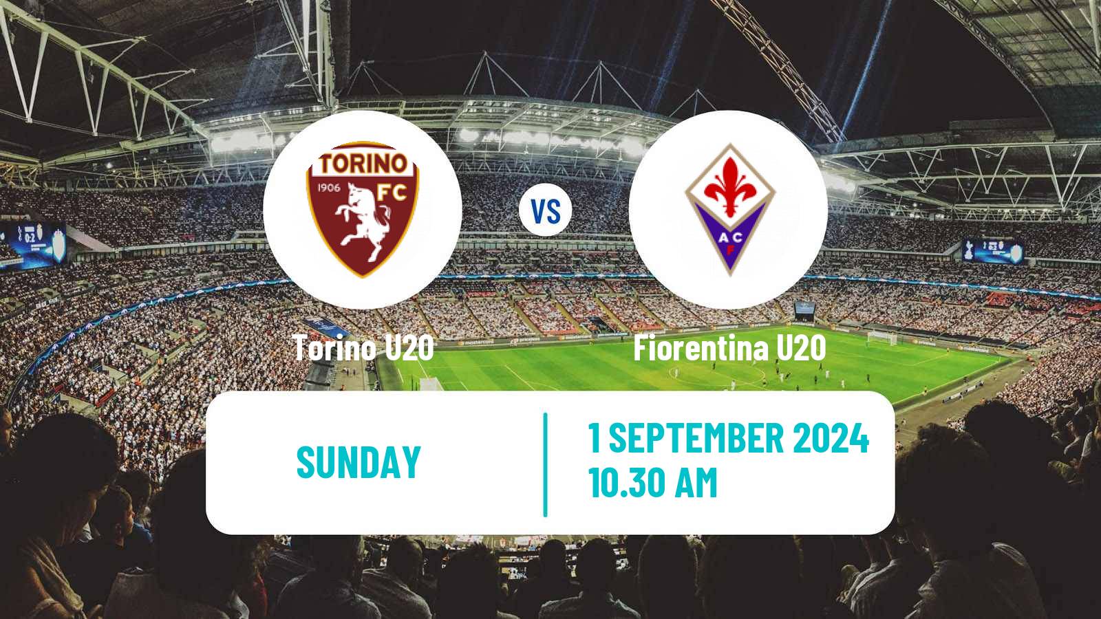 Soccer Italian Primavera 1 Torino U20 - Fiorentina U20