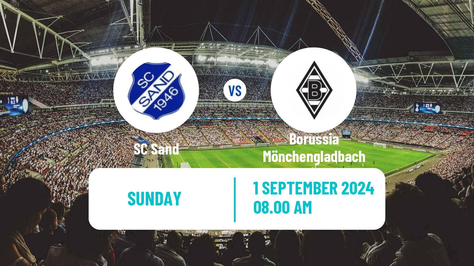 Soccer German 2 Bundesliga Women Sand - Borussia Mönchengladbach