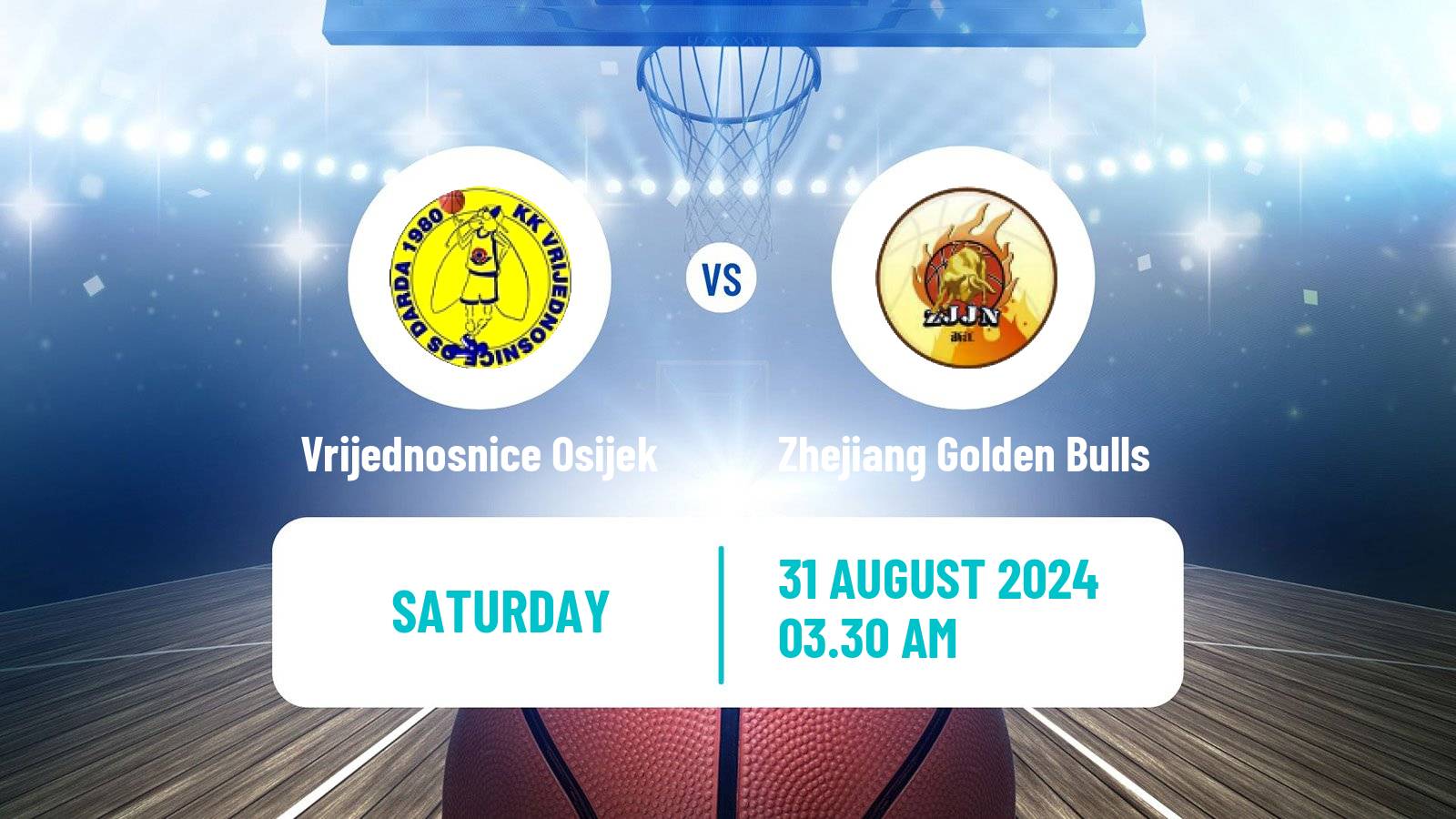 Basketball Club Friendly Basketball Vrijednosnice Osijek - Zhejiang Golden Bulls