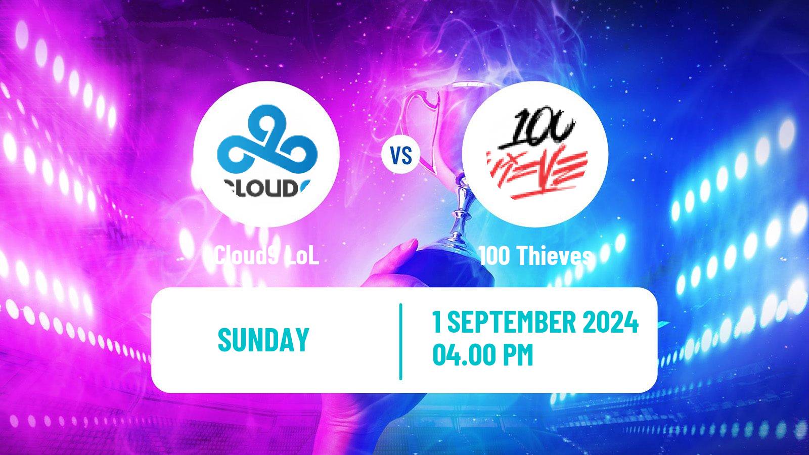 Esports League Of Legends Lcs Cloud9 - 100 Thieves