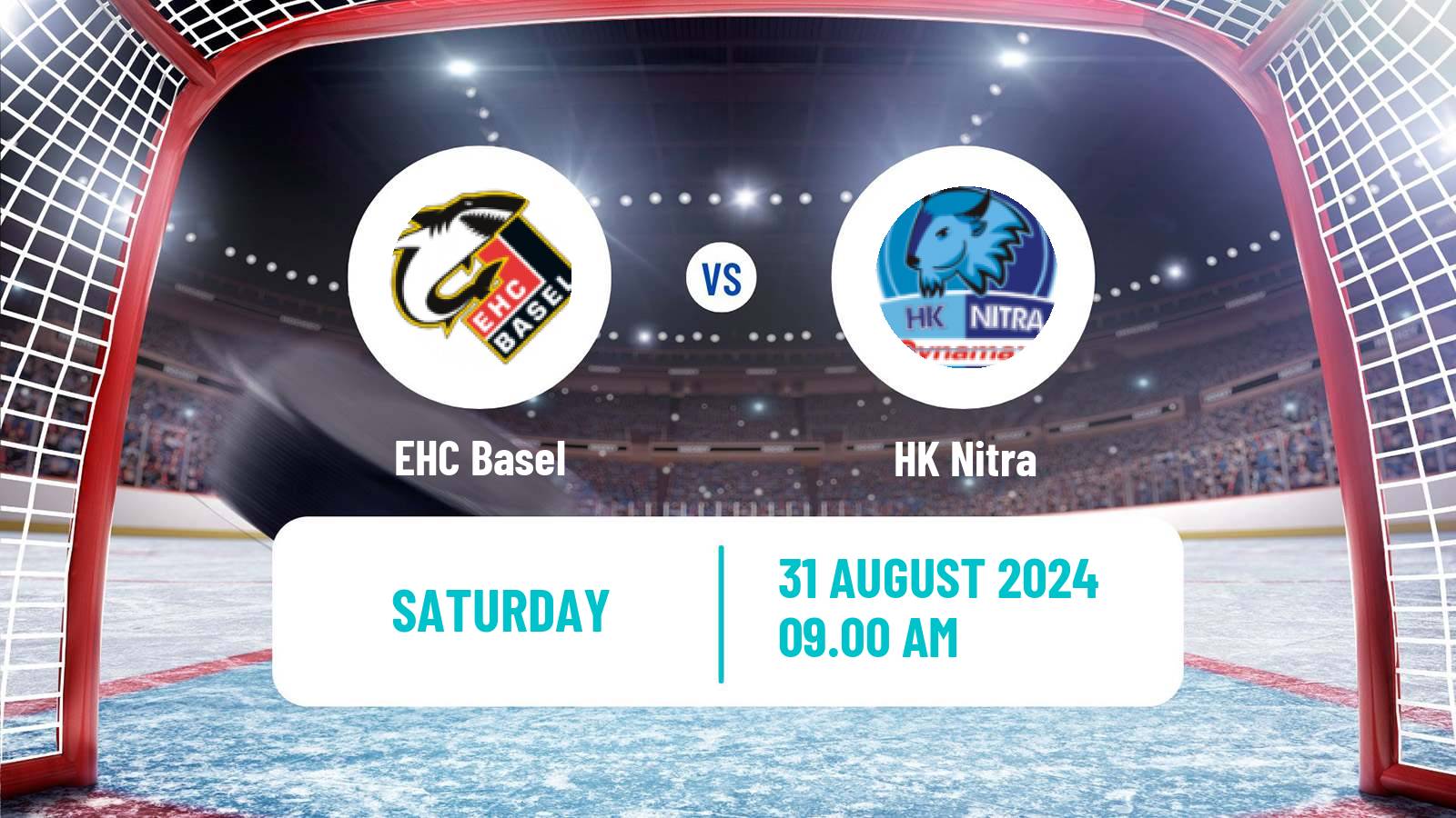 Hockey Club Friendly Ice Hockey EHC Basel - Nitra