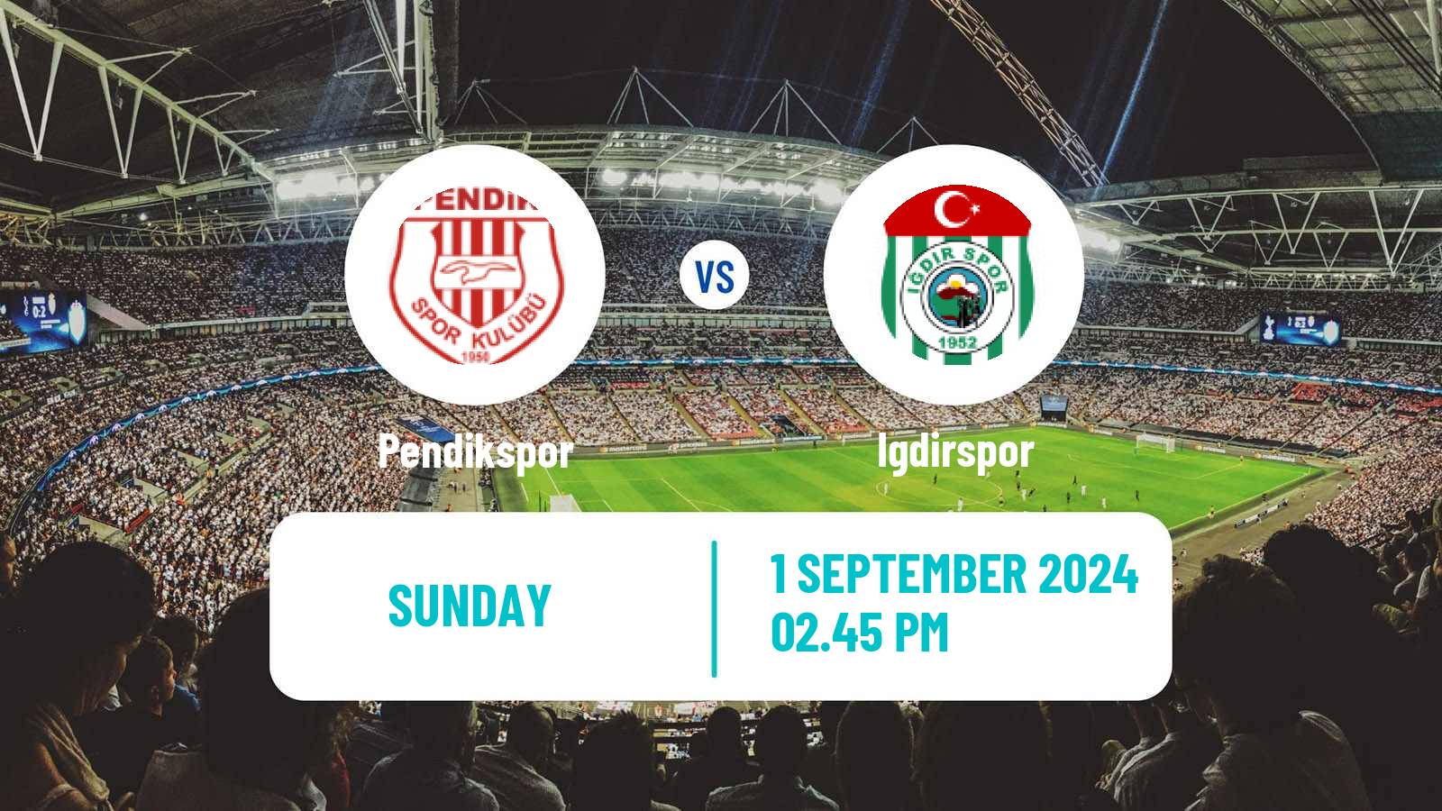 Soccer Turkish First League Pendikspor - Igdirspor