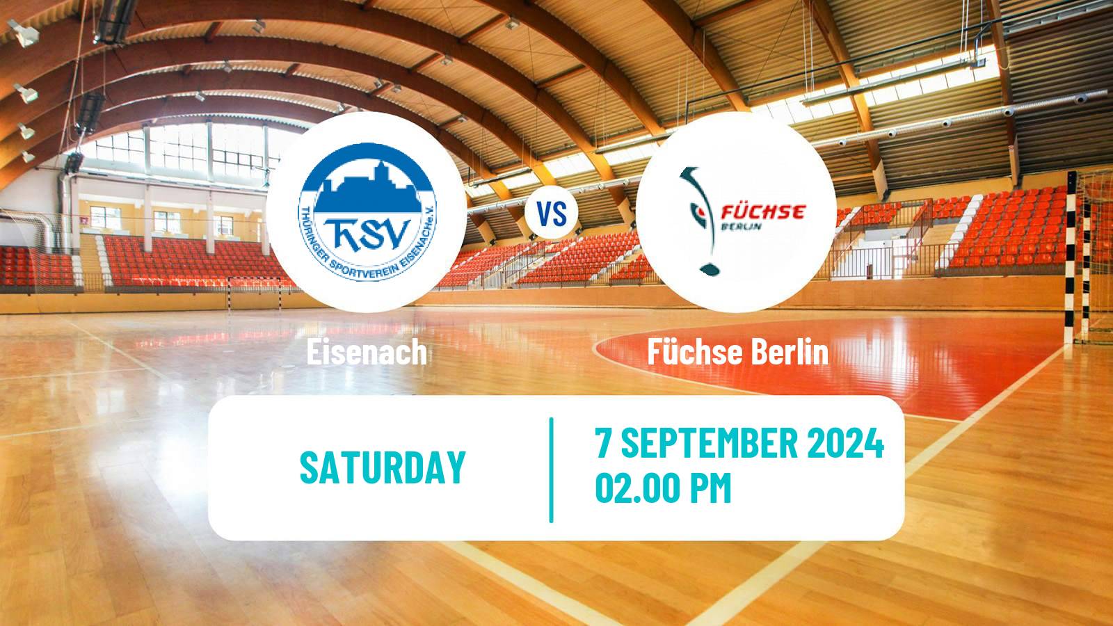 Handball German Bundesliga Handball Eisenach - Füchse Berlin