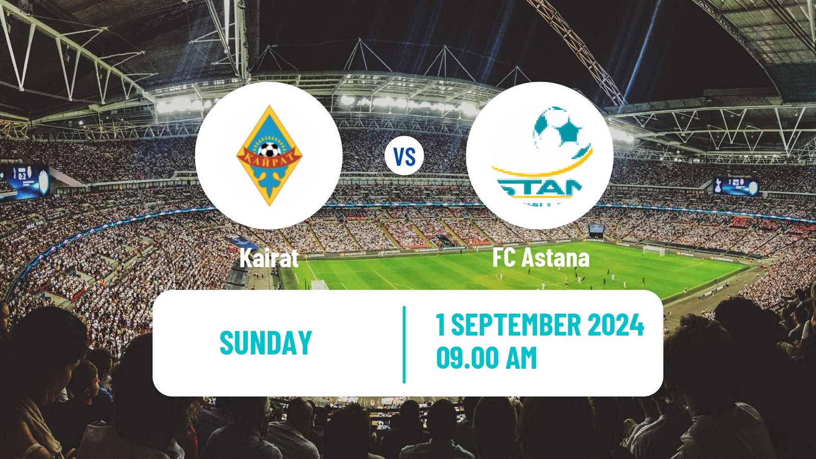 Soccer Kazakh Premier League Kairat - Astana