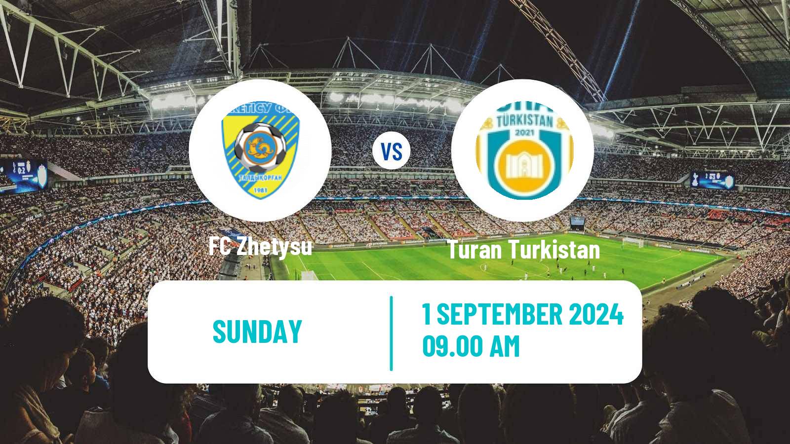 Soccer Kazakh Premier League Zhetysu - Turan Turkistan