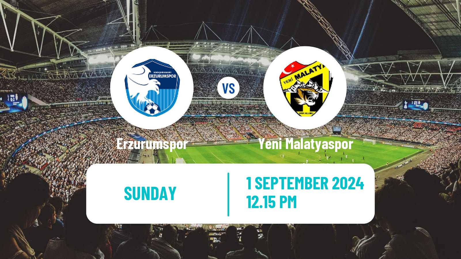 Soccer Turkish First League Erzurumspor - Yeni Malatyaspor