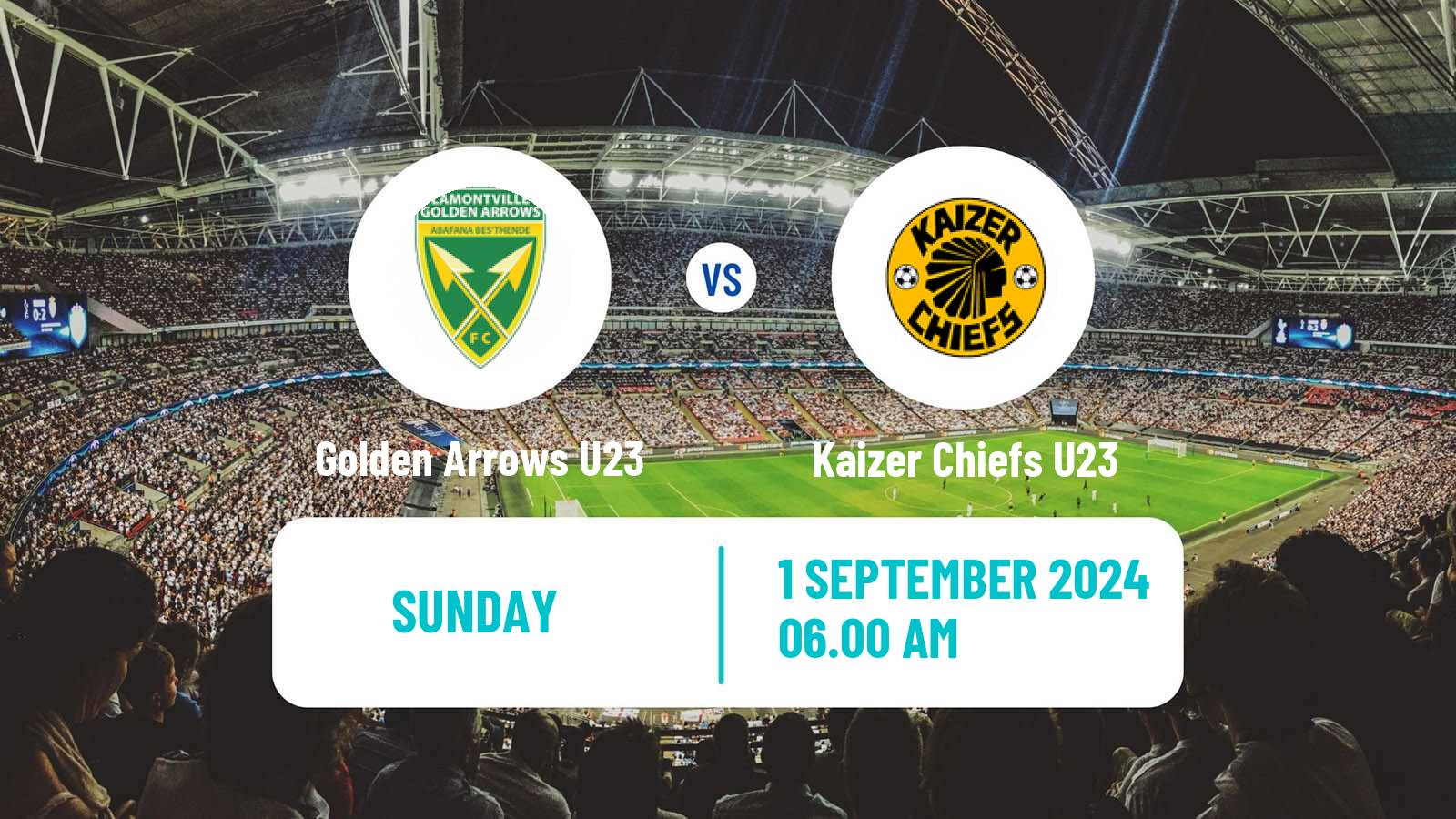 Soccer South African Diski Challenge Golden Arrows U23 - Kaizer Chiefs U23