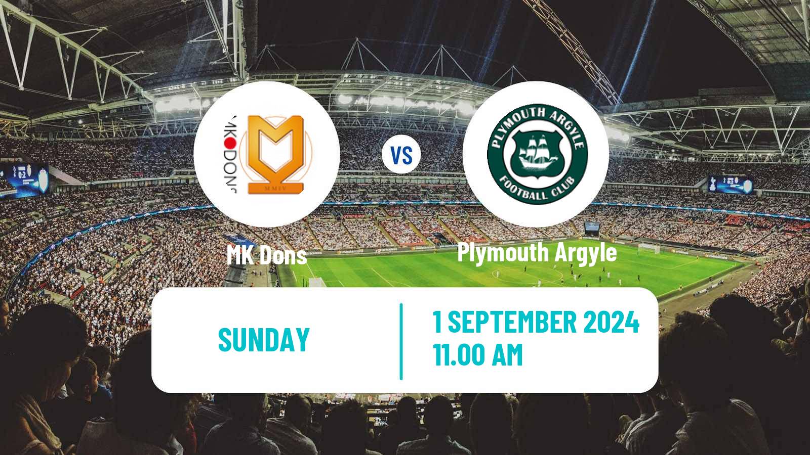 Soccer English National League South Women MK Dons - Plymouth Argyle