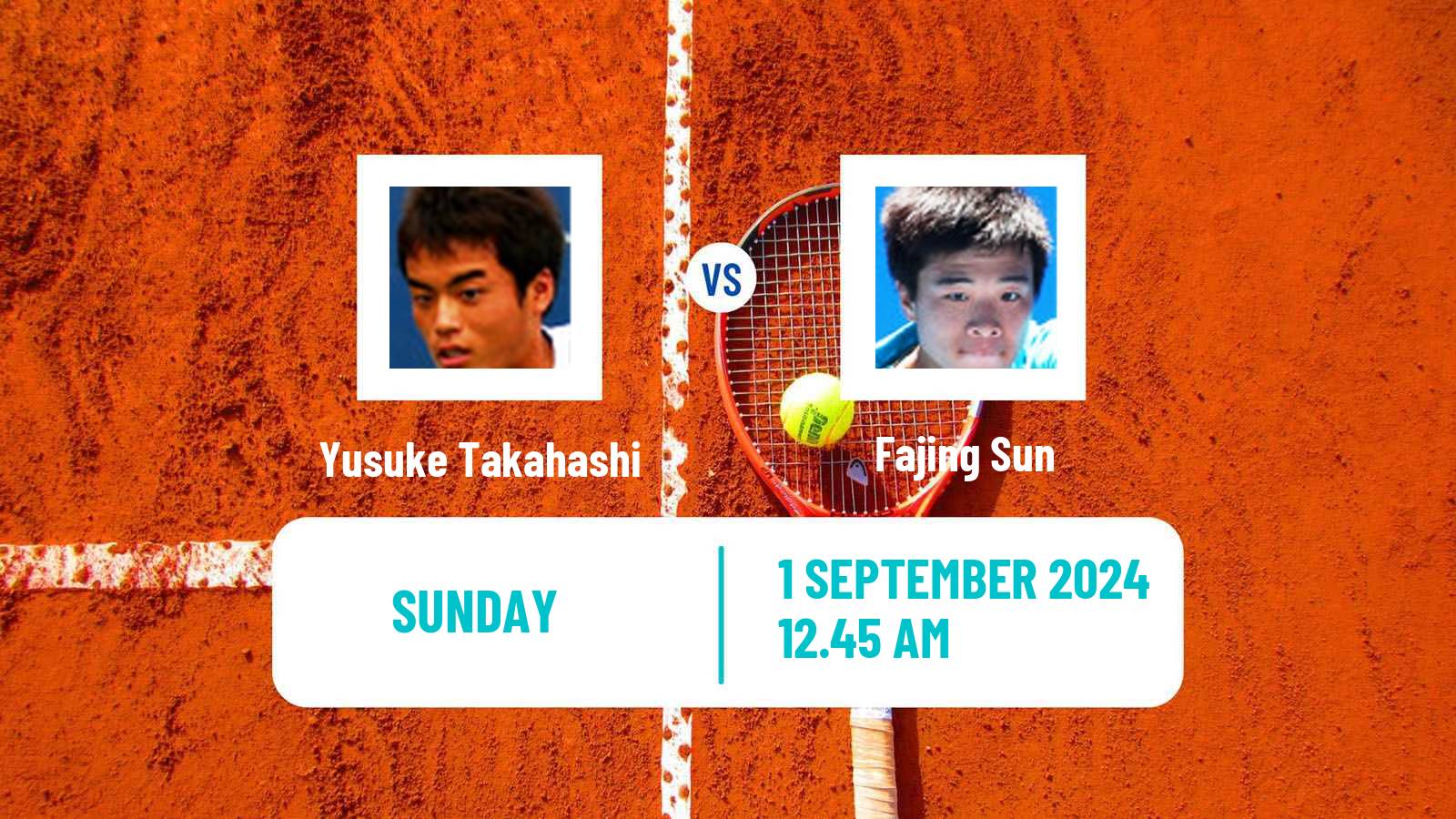 Tennis Shanghai Challenger Men Yusuke Takahashi - Fajing Sun