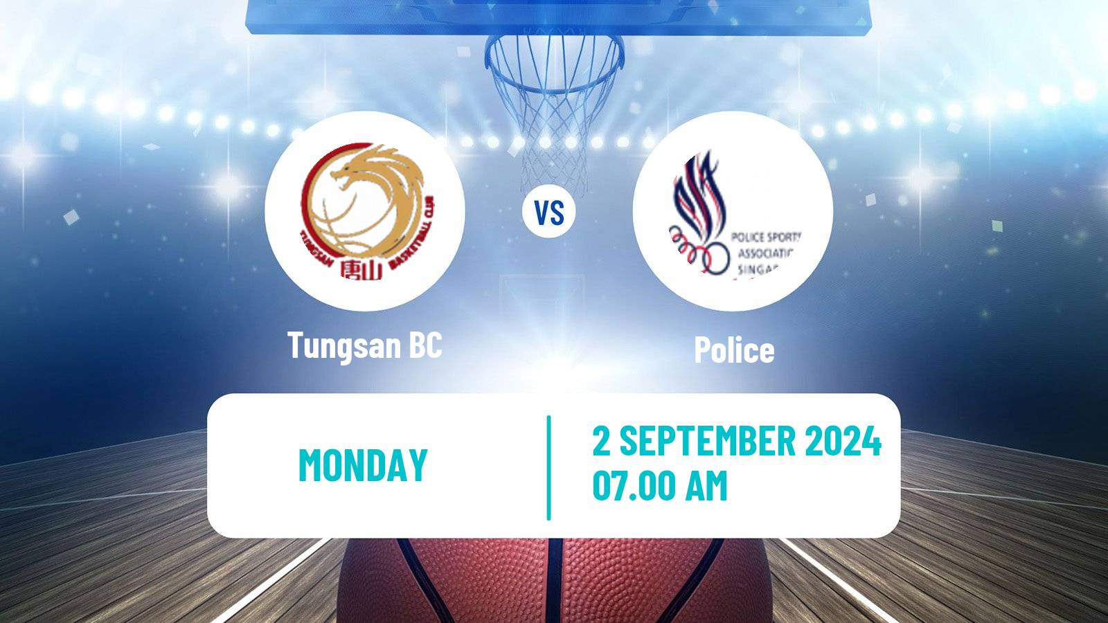 Basketball Singapore NBL Tungsan - Police