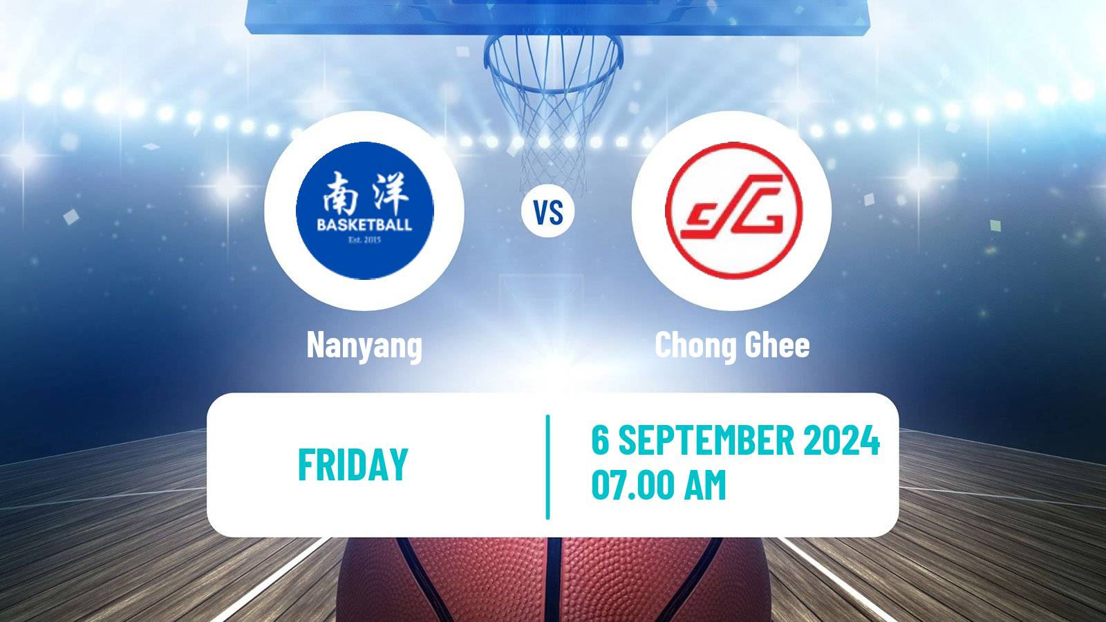 Basketball Singapore NBL Nanyang - Chong Ghee