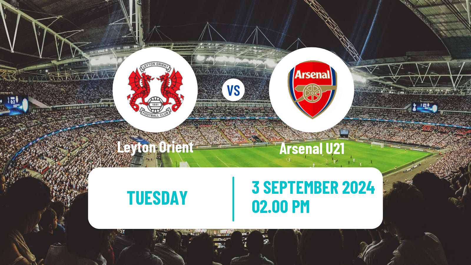 Soccer English EFL Trophy Leyton Orient - Arsenal U21