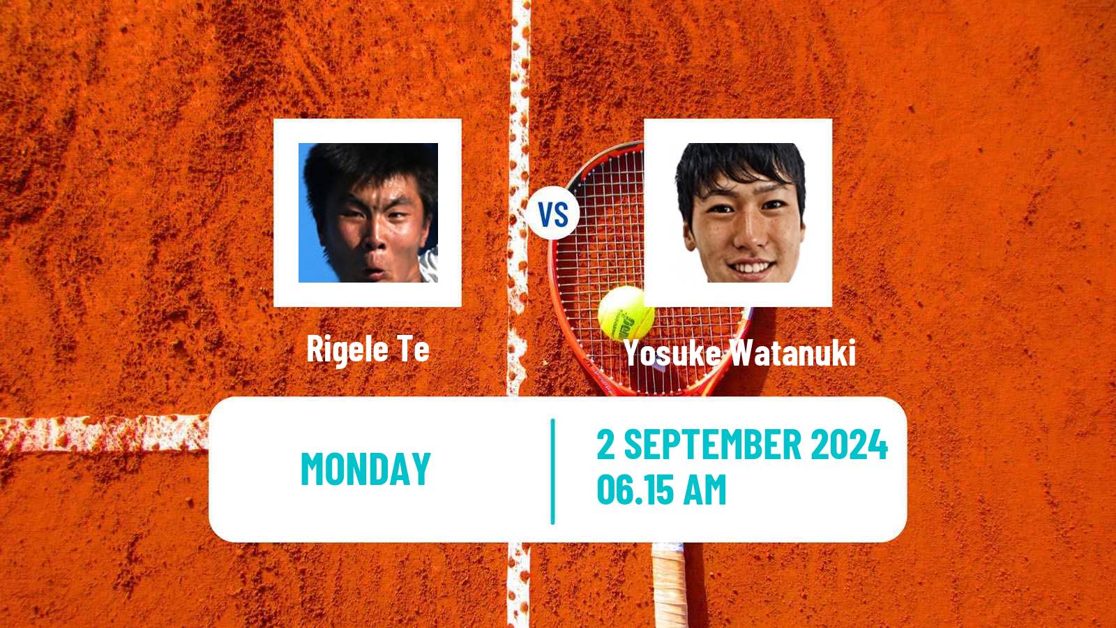 Tennis Shanghai Challenger Men Rigele Te - Yosuke Watanuki