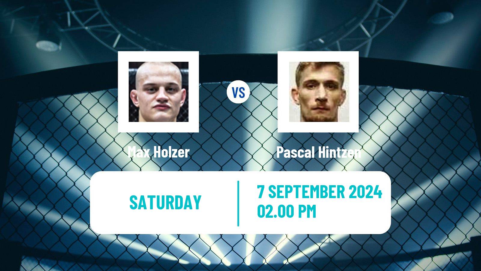 MMA Featherweight Oktagon Men Max Holzer - Pascal Hintzen