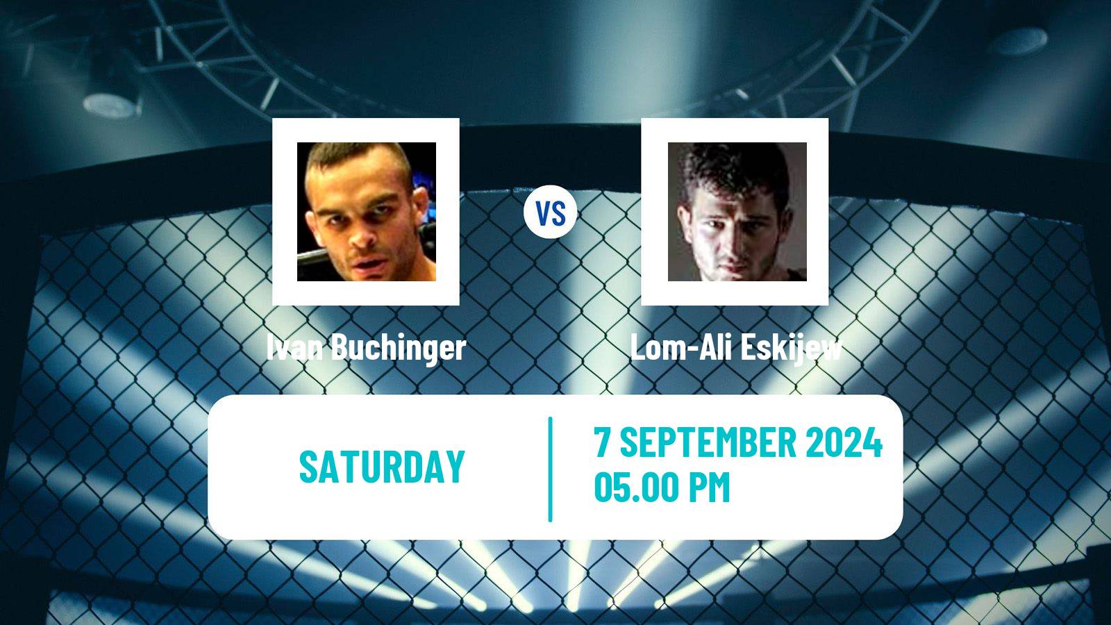 MMA Lightweight Oktagon Men Ivan Buchinger - Lom-Ali Eskijew