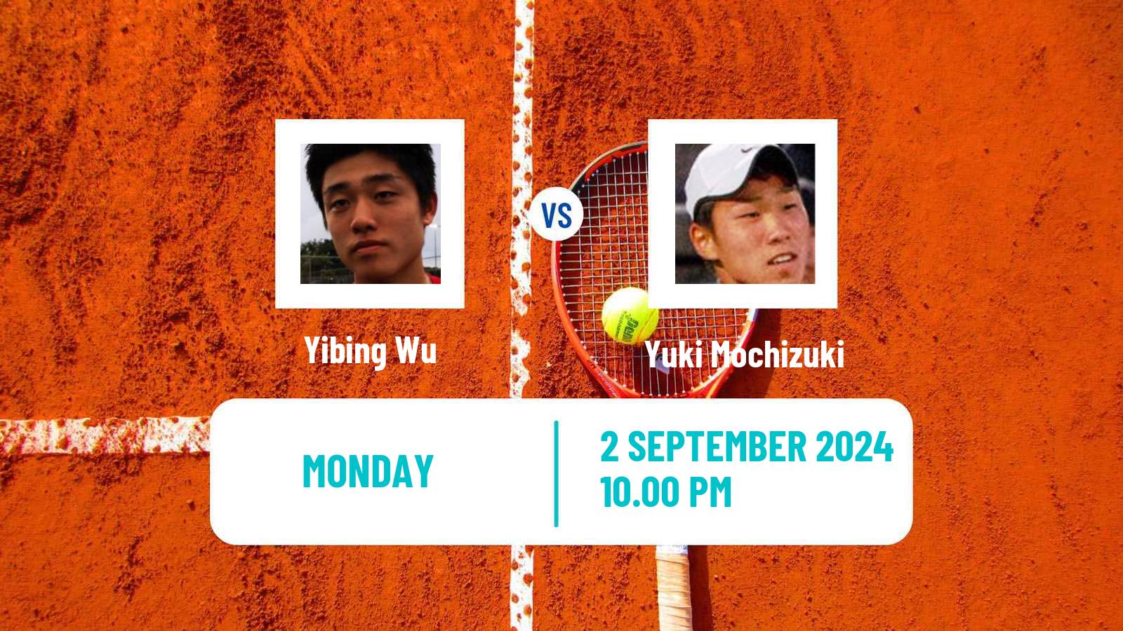 Tennis Shanghai Challenger Men Yibing Wu - Yuki Mochizuki