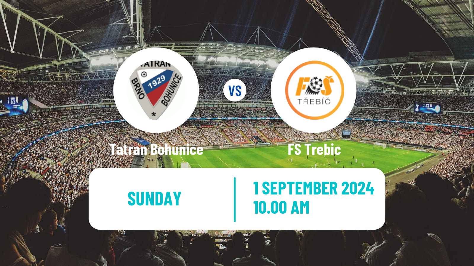 Soccer Czech Division D Tatran Bohunice - FS Trebic