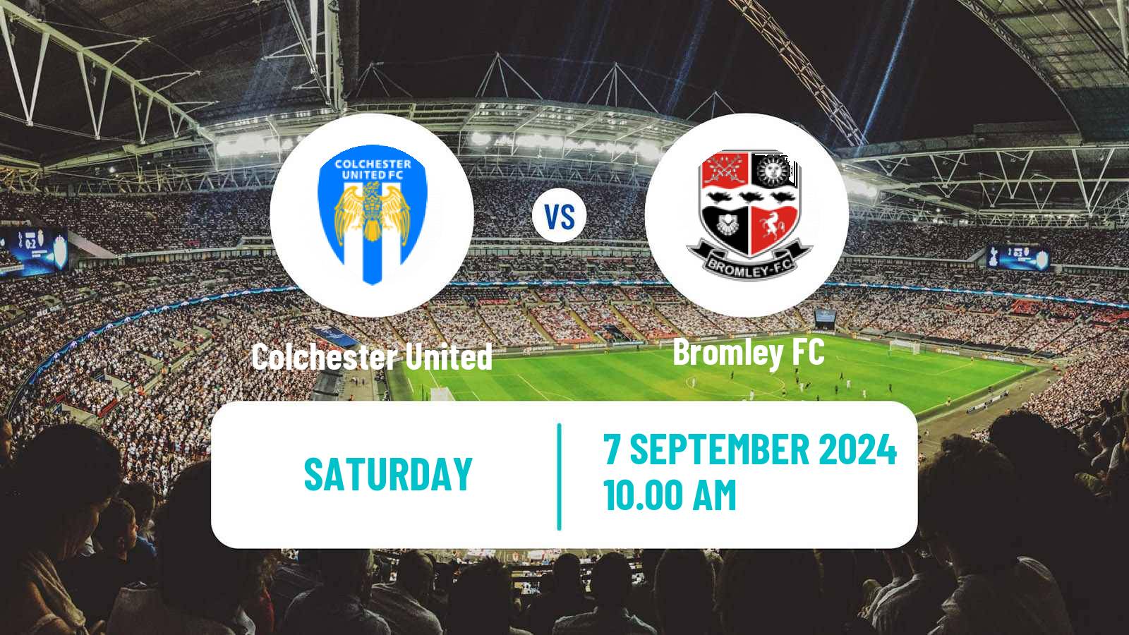 Soccer English League Two Colchester United - Bromley