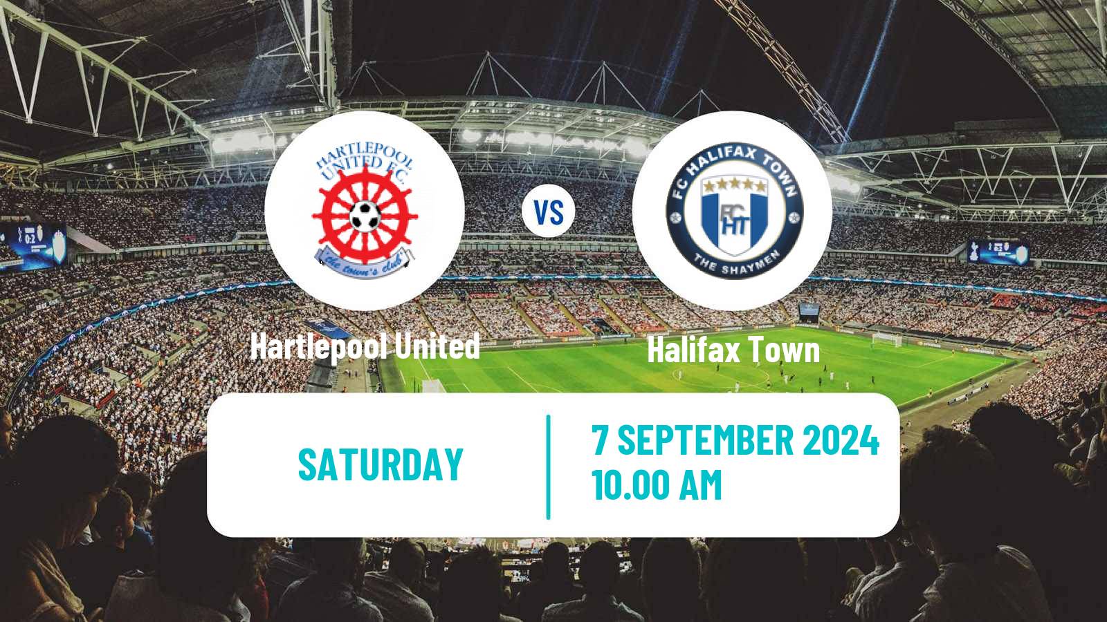 Soccer English National League Hartlepool United - Halifax Town