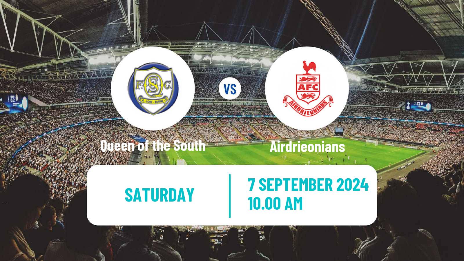 Soccer Scottish Challenge Cup Queen of the South - Airdrieonians