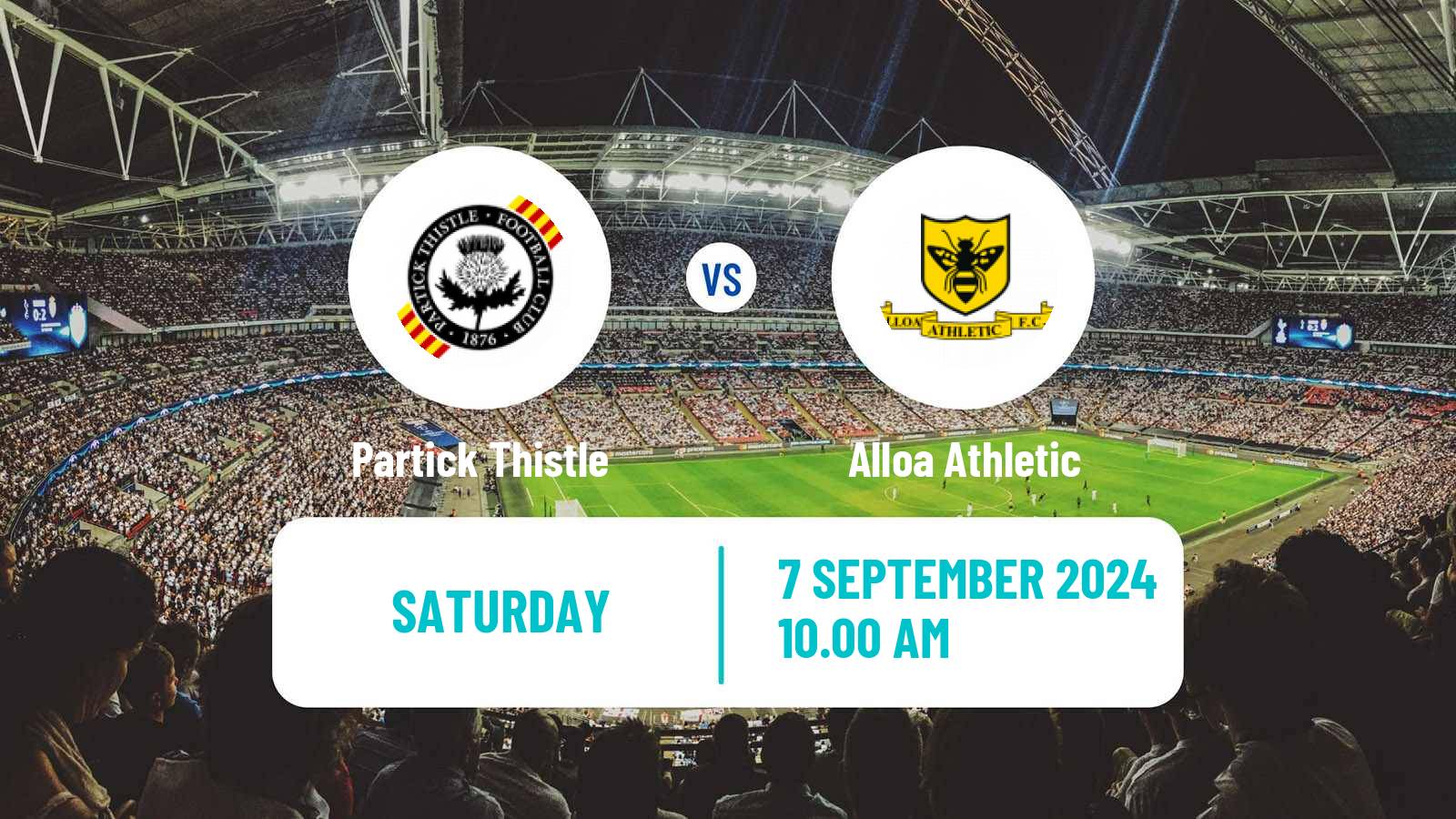 Soccer Scottish Challenge Cup Partick Thistle - Alloa Athletic