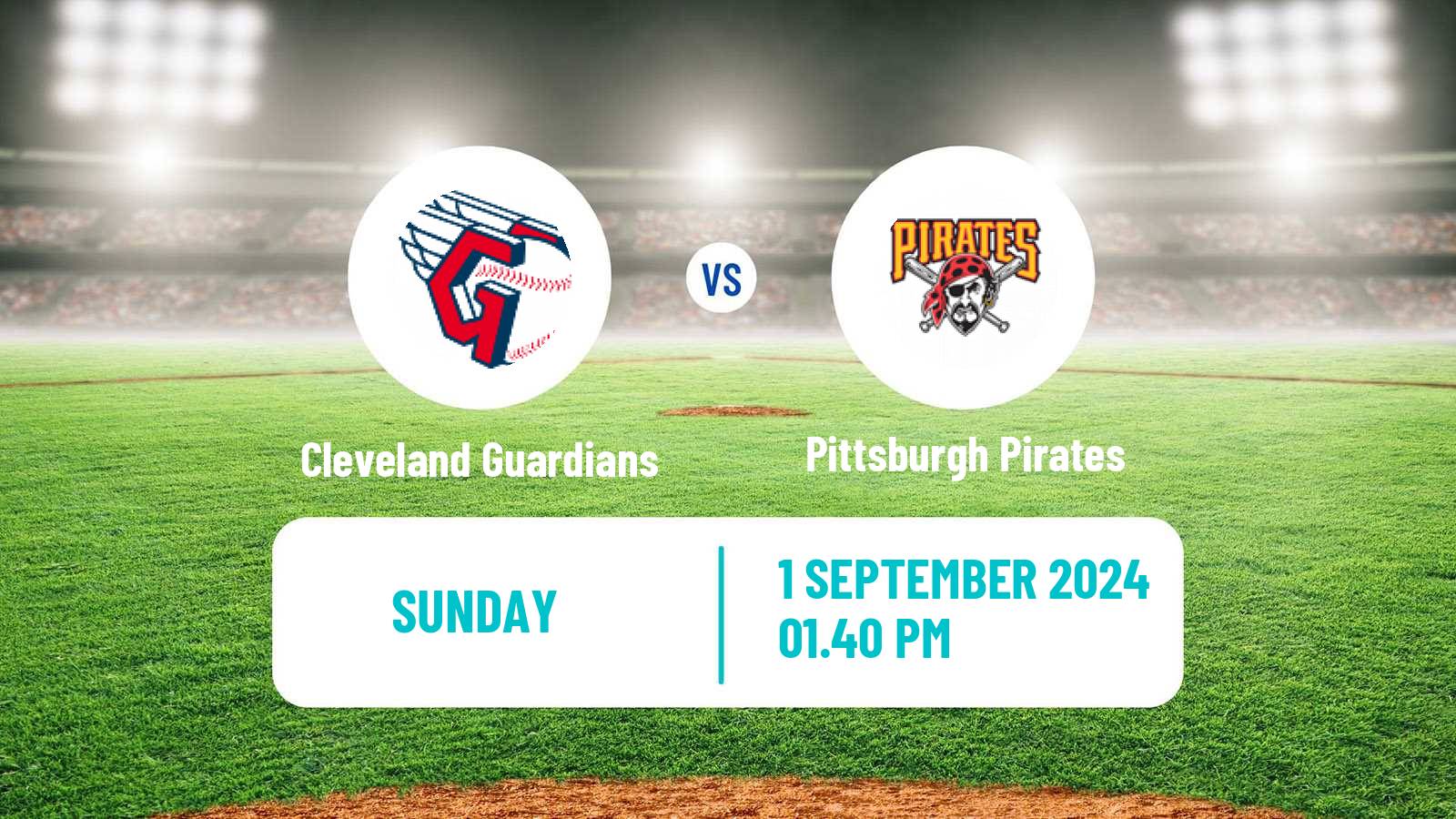 Baseball MLB Cleveland Guardians - Pittsburgh Pirates