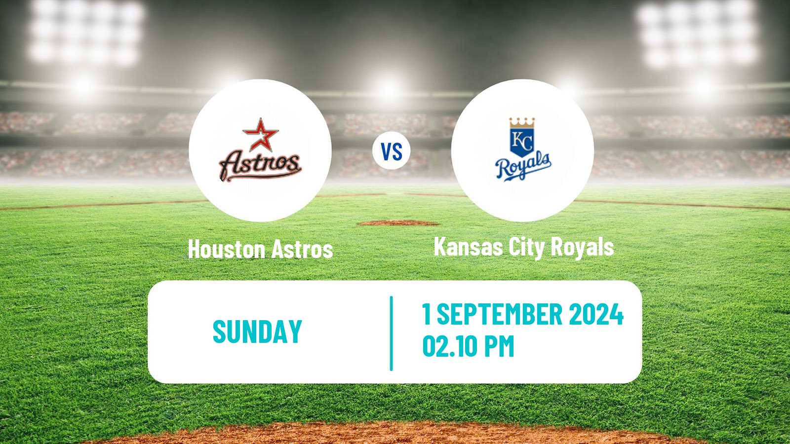 Baseball MLB Houston Astros - Kansas City Royals