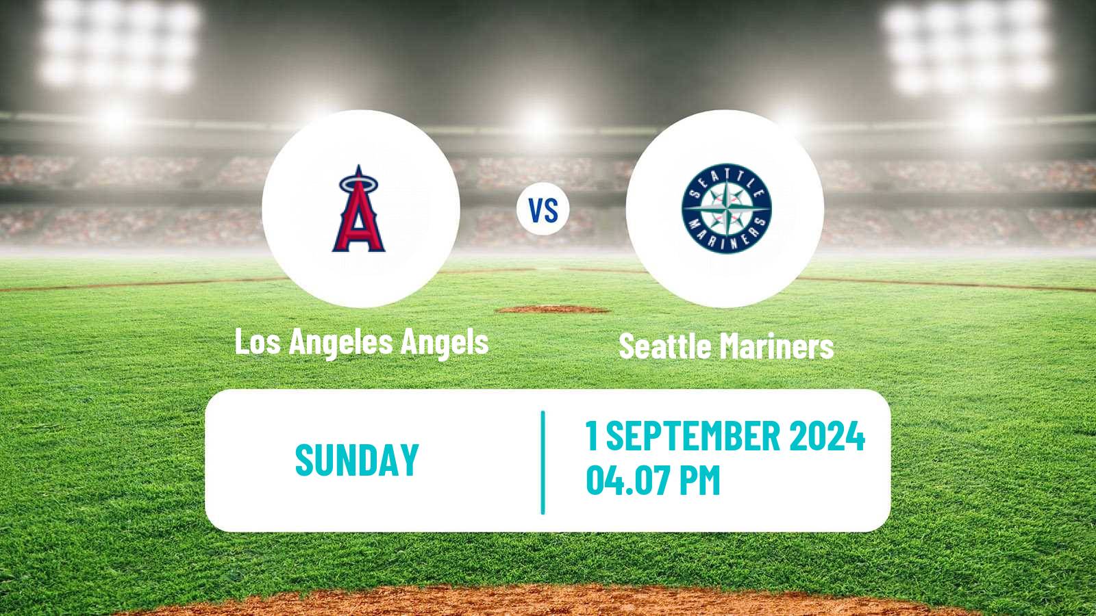 Baseball MLB Los Angeles Angels - Seattle Mariners