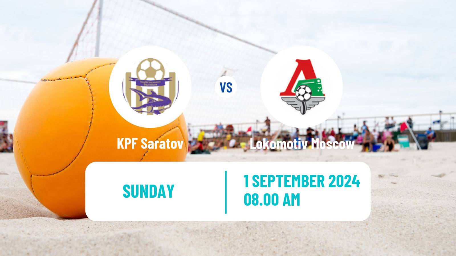 Beach soccer Superliga KPF Saratov - Lokomotiv Moscow