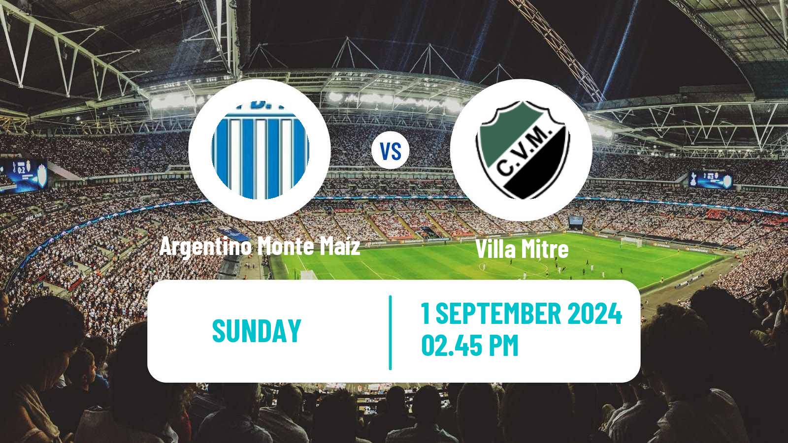 Soccer Argentinian Torneo Federal Argentino Monte Maíz - Villa Mitre