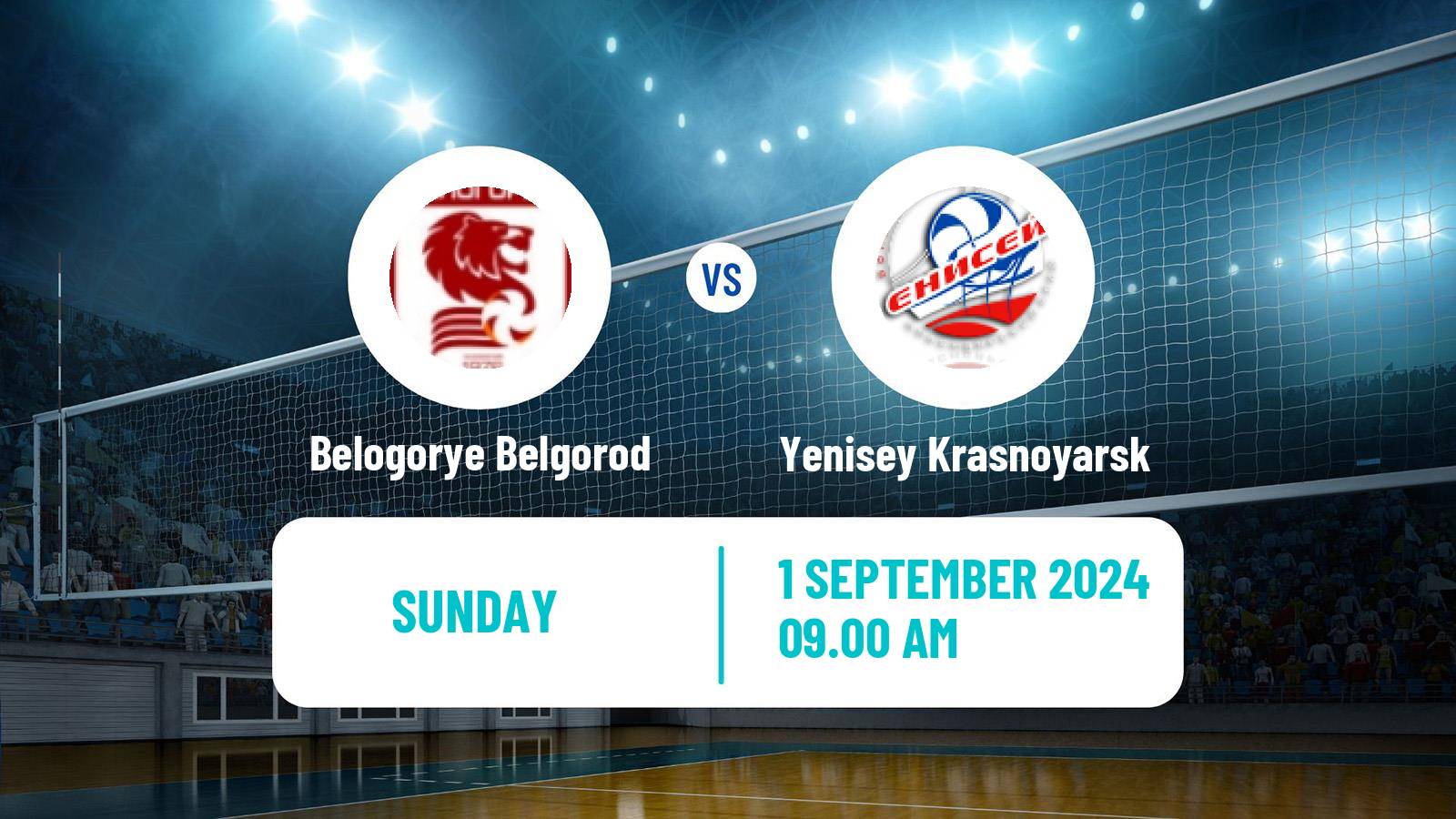 Volleyball Russian Cup Volleyball Belogorye Belgorod - Yenisey Krasnoyarsk