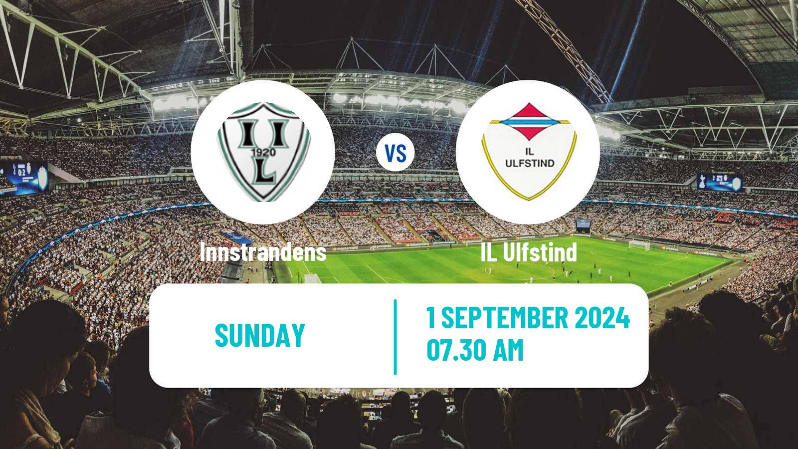 Soccer Norwegian Division 3 - Group 6 Innstrandens - Ulfstind