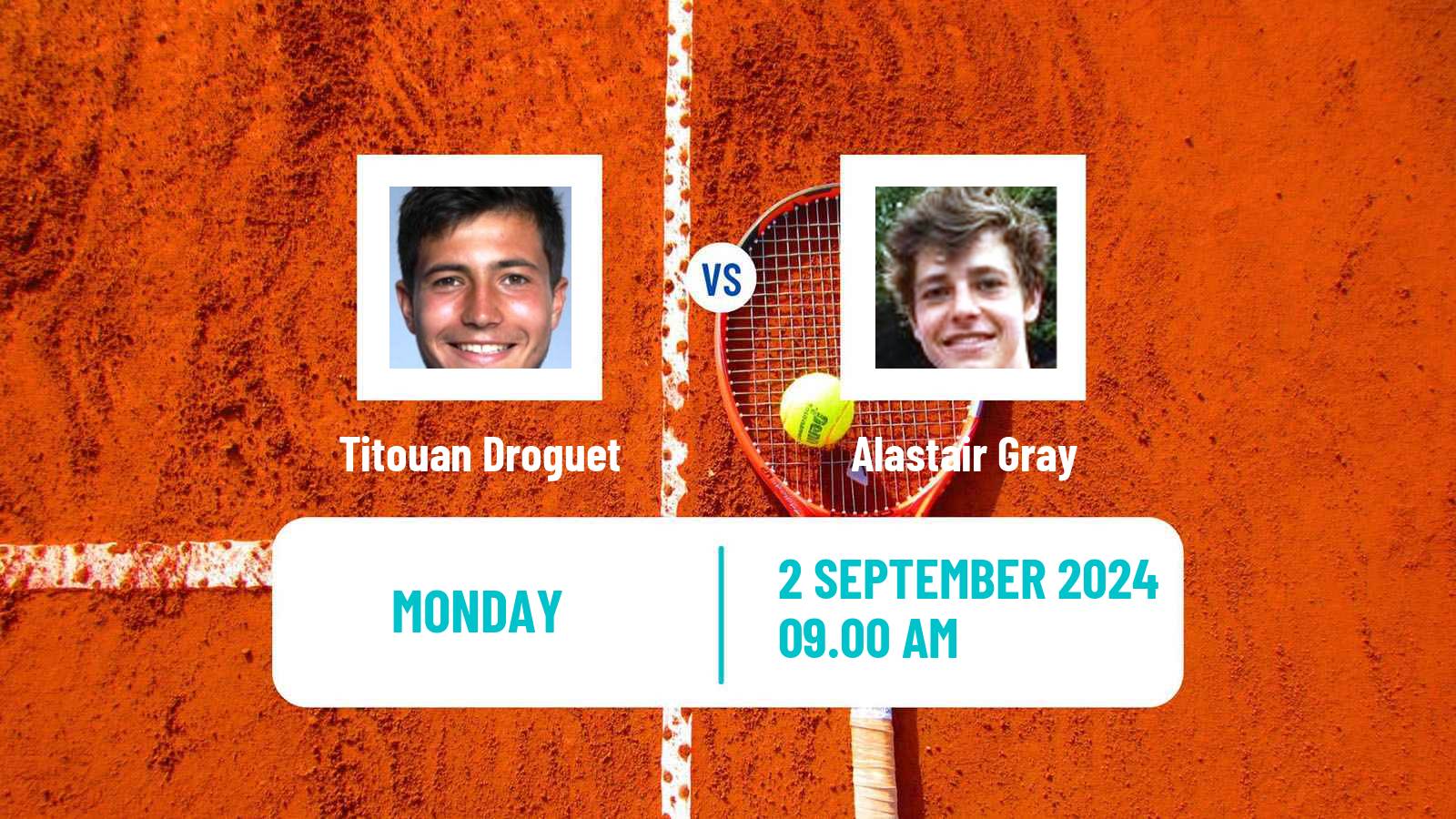 Tennis Cassis Challenger Men Titouan Droguet - Alastair Gray